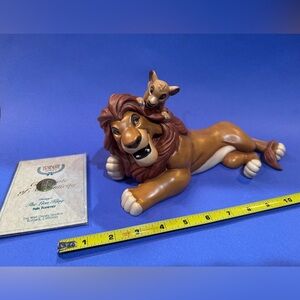 Lion King Figurine Simba Mufasa Disney Pals Forever tribute series collectable